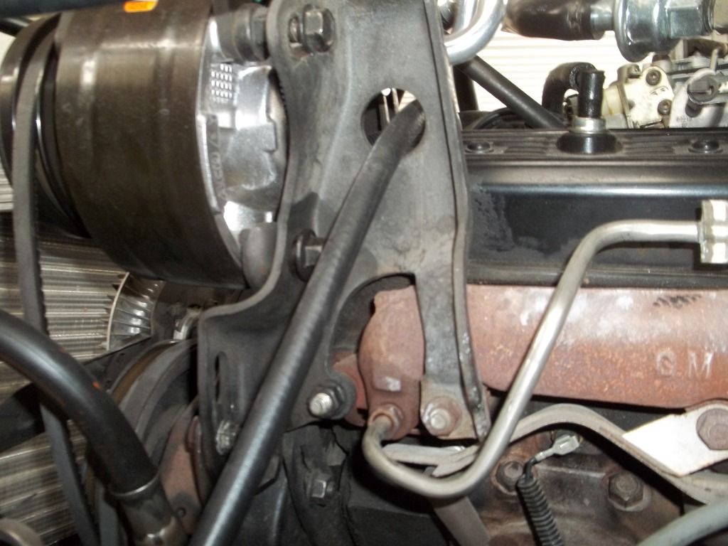 just installed headers, need help with power steering bracket!!! El